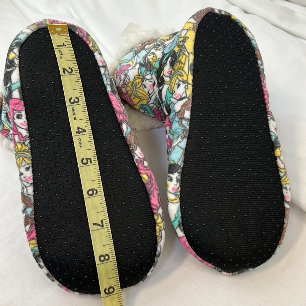 Disney Princess Soft Sherpa Lined Bootie Slipper by Fuzzy Babba Size Women’s S/M - Picture 7 of 12